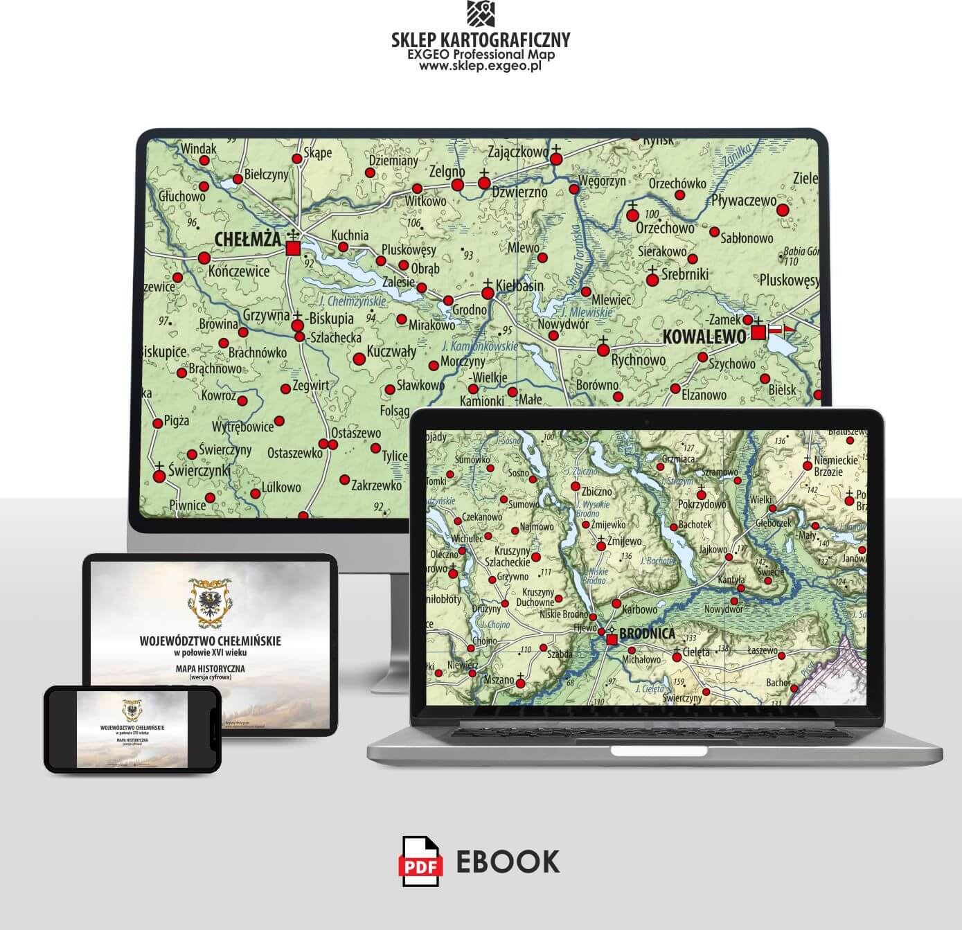 Województwo chełmińskie w XVI w. | E-book (e-atlas)