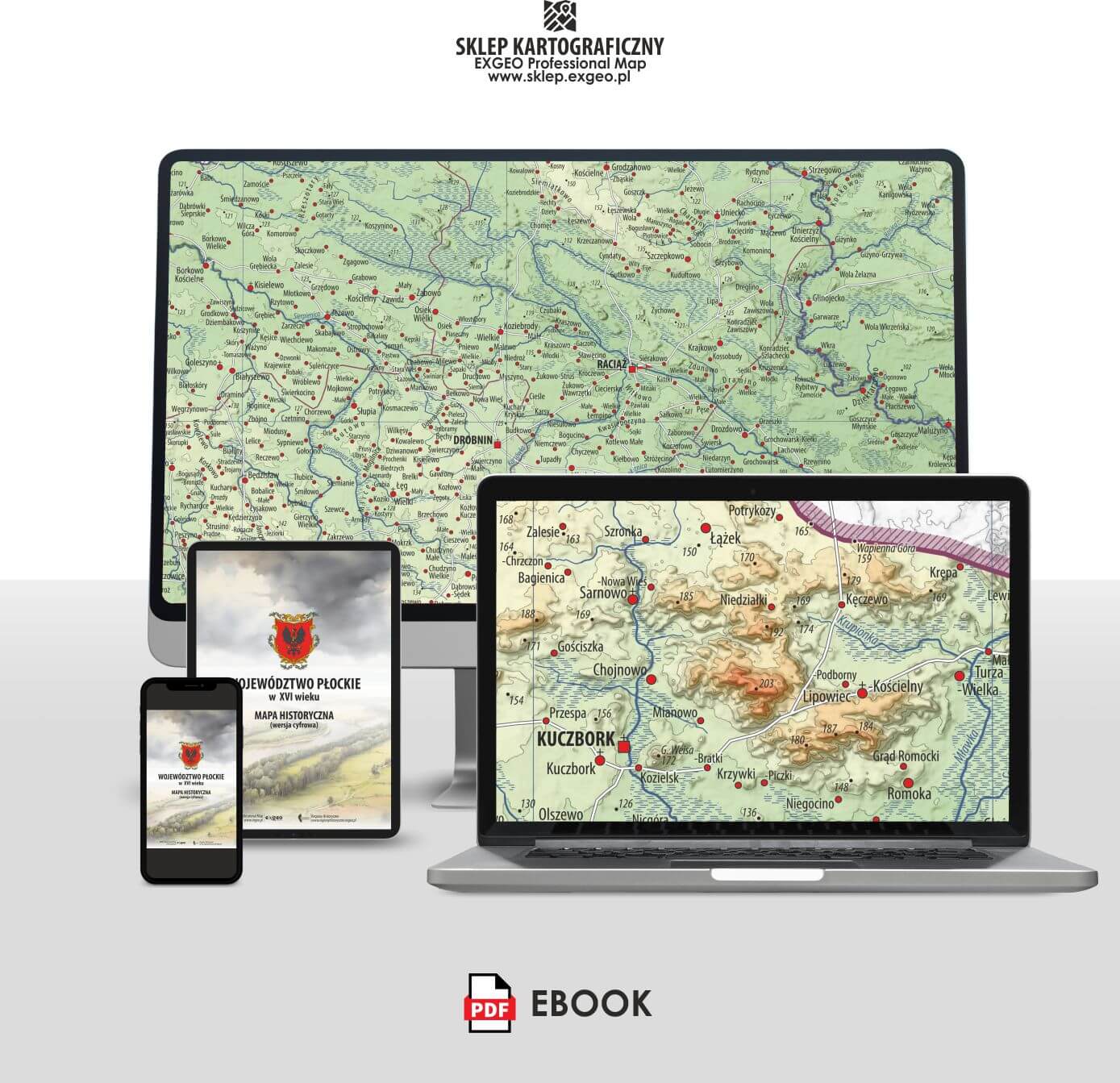 Województwo płockie w XVI w. | E-book (e-atlas)